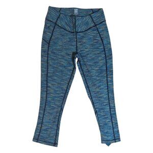 Title Nine Green Heathered Capri Leggings